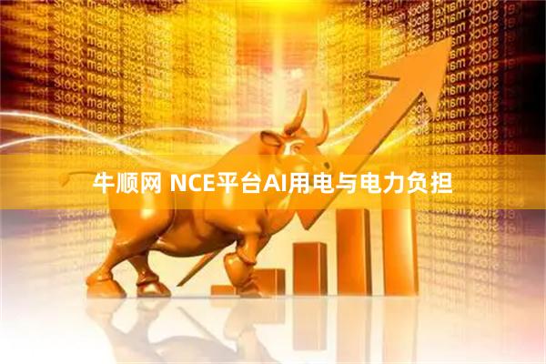 牛顺网 NCE平台AI用电与电力负担